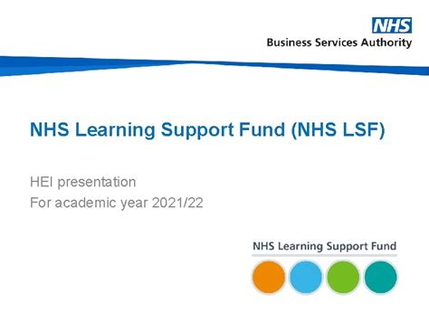 nhs lsf|When can I apply for the NHS Learning Support Fund (NHS LSF .